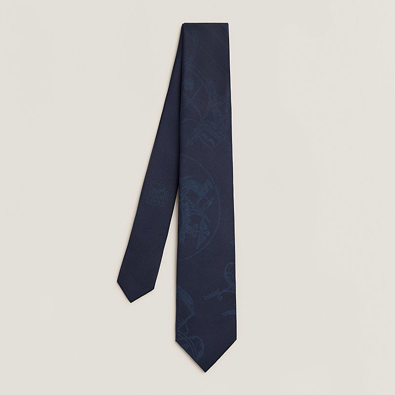 シルクツイルタイ 7 cm《エクスリブリス》 | Hermès - エルメス-公式サイト